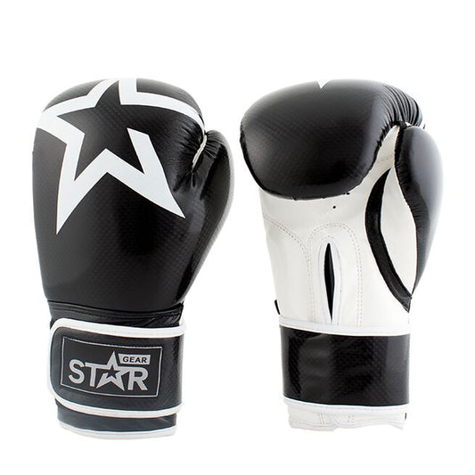 Star Gear Boxing Glove, Black / White