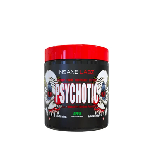 Insane Labz Psychotic Pre-Workout 35 servings (OBS: 400 mg koffein per portion)